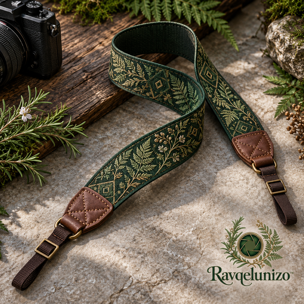 Verdant Botanical Camera Strap — view 1