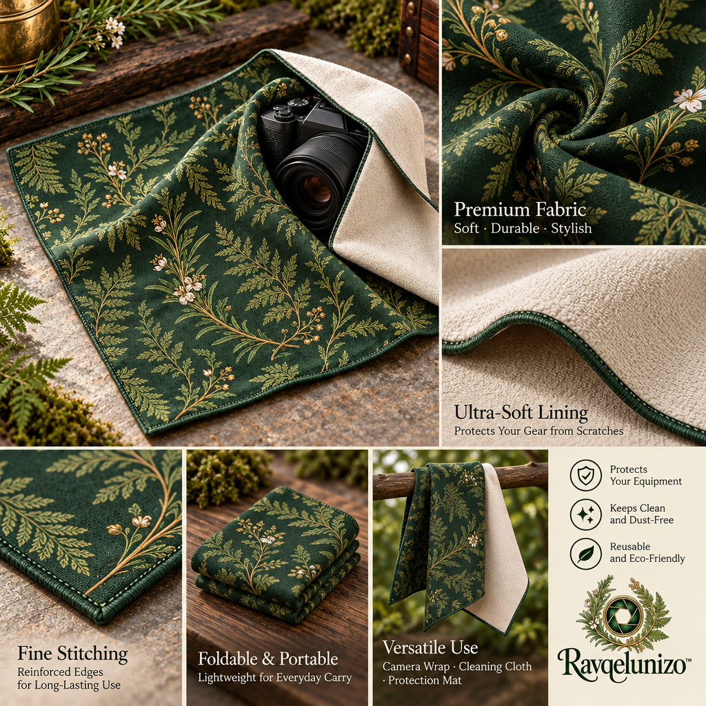 Fern Camera Wrap Cloth — view 3