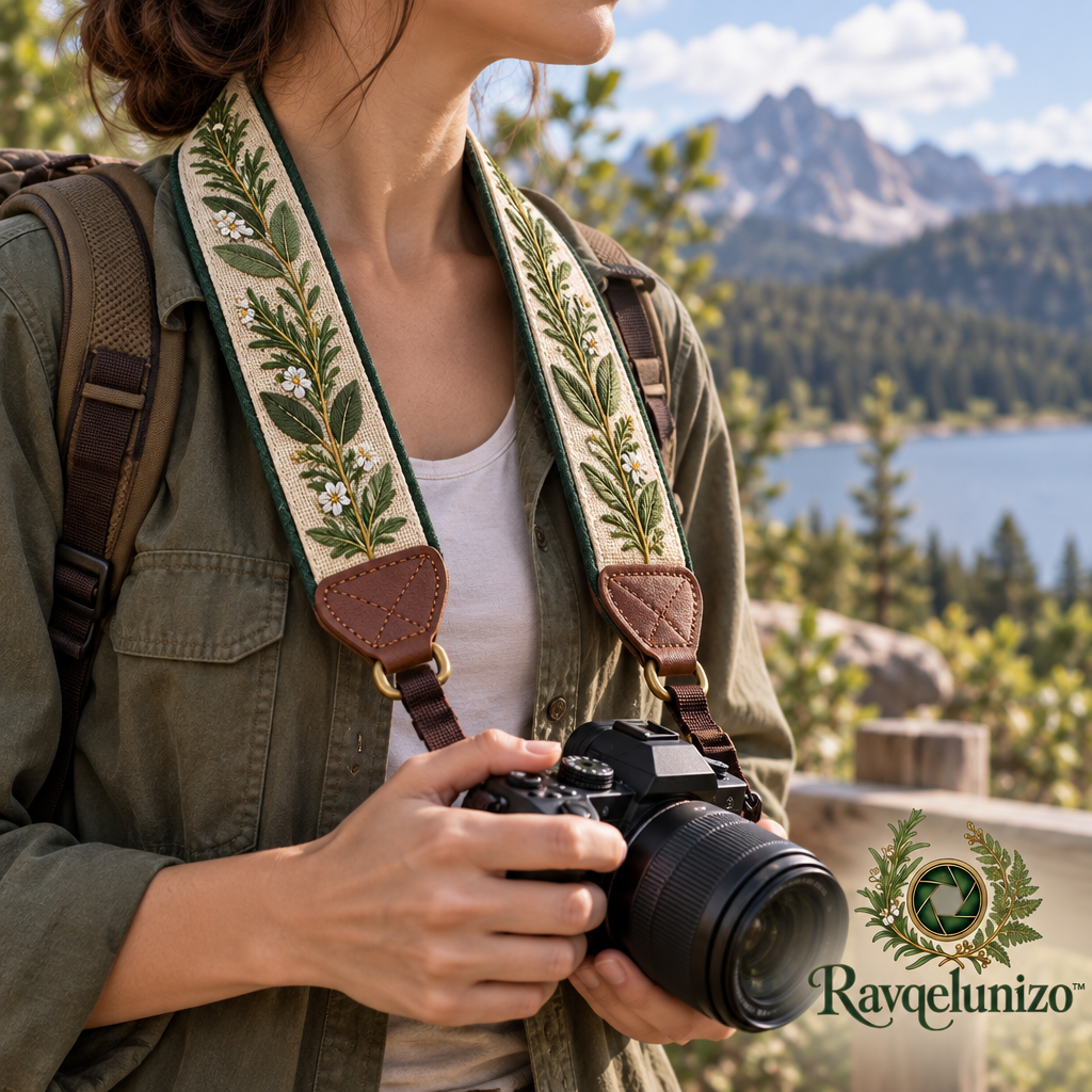 Meadow Pattern Camera Strap — view 2