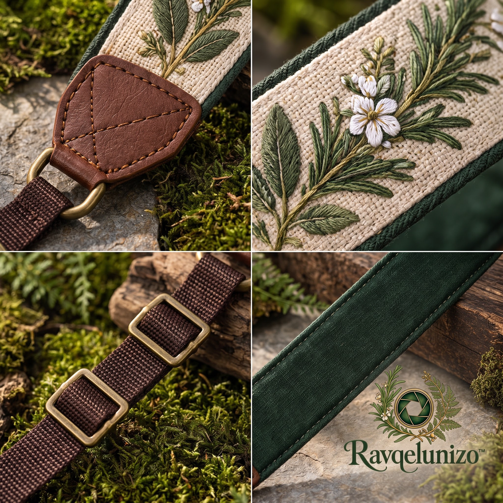 Meadow Pattern Camera Strap — view 3