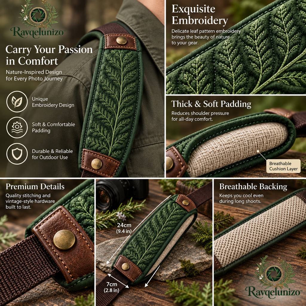 Evergreen Padded Camera Strap — view 3