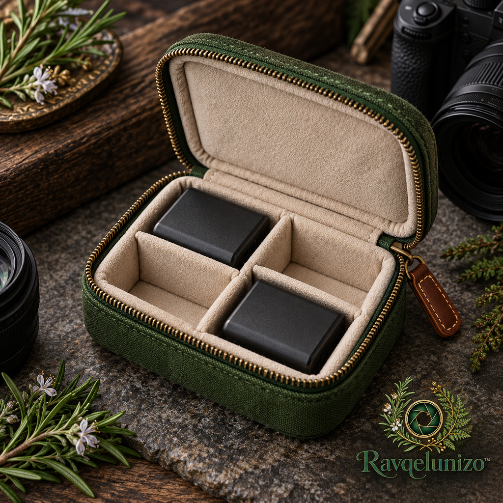 Quilted Memory Card Case — view 1
