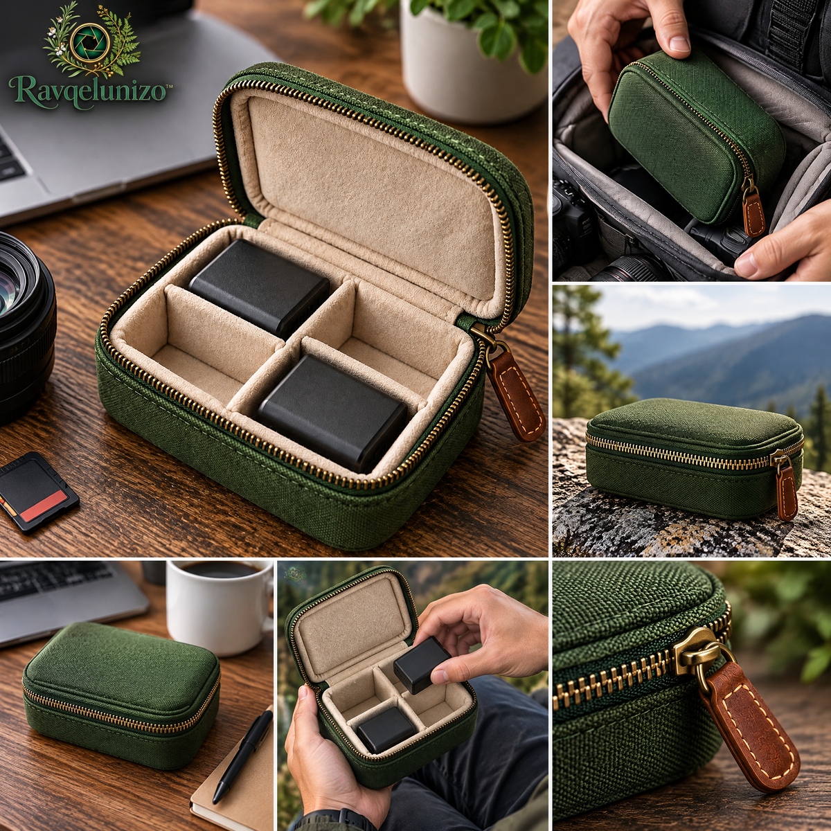 Quilted Memory Card Case — view 2